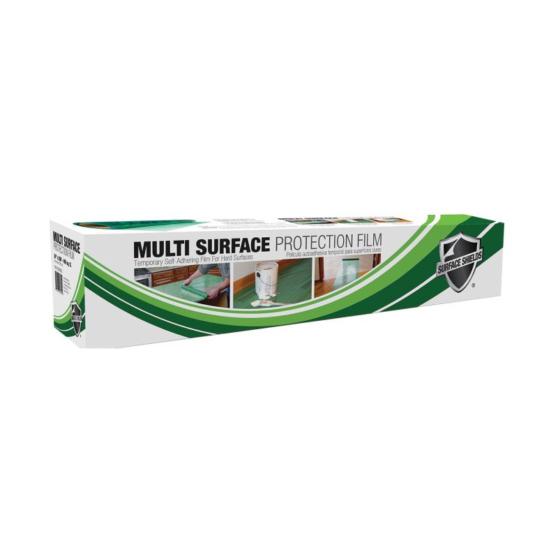Surface Shields MU2450W Protection Film, 50 ft L, 24 in W, 3 mil Thick, Polyethylene, Green Green
