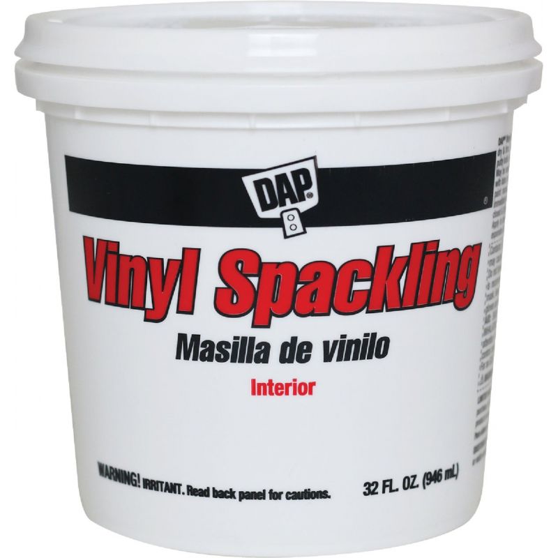 DAP Interior Vinyl Spackling Compound White, 32 Oz.