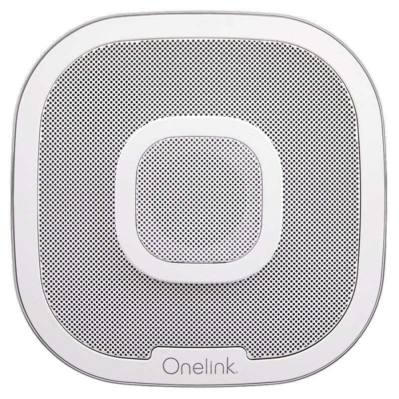 FIRST ALERT Onelink 1039102 Alarm and Speaker, 85 dB, Electrochemical, Photoelectric Sensor, Bracket Mounting, White White