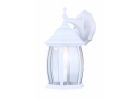 Canarm IOL1211 Outdoor Lantern, 120 V, 100 W, Incandescent Lamp, Aluminum/Steel Fixture, White Fixture