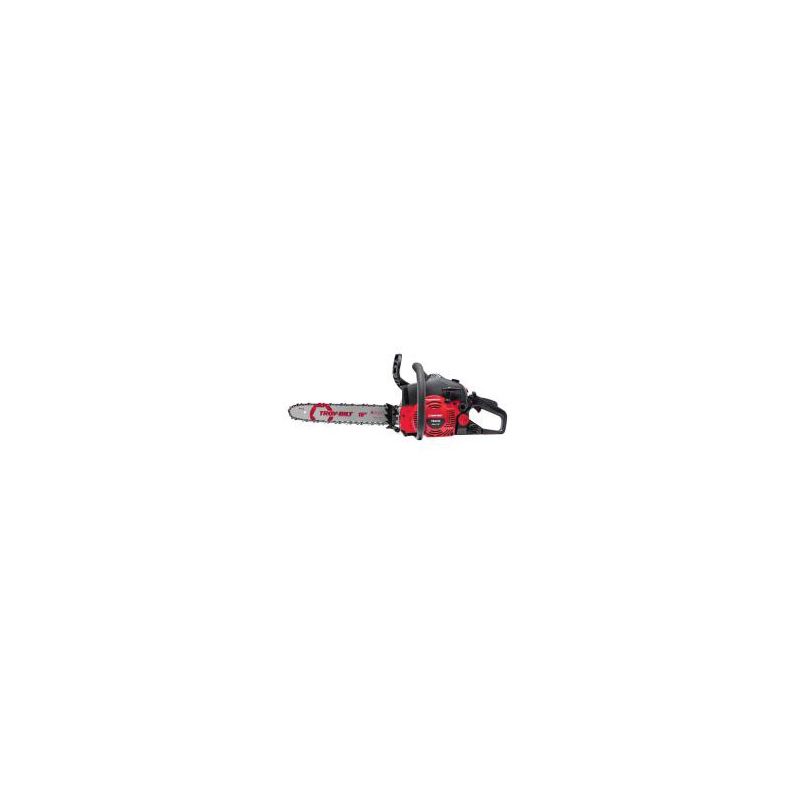 Troy-Bilt 41AY4216766 Chainsaw, Gas, 42 cc Engine Displacement, 2-Stroke, Air Cooled, Full Crank Engine, 16 in L Bar