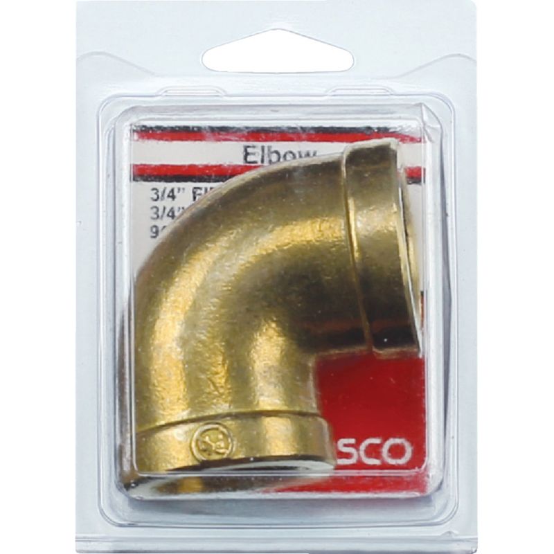 Lasco 90 Deg. Brass Elbow FPT x FPT 3/4 In. FPT X 3/4 In. FPT