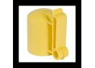 Zareba ITCPY-Z Safety Cap and Insulator, Polytape, Polyethylene, Yellow Yellow