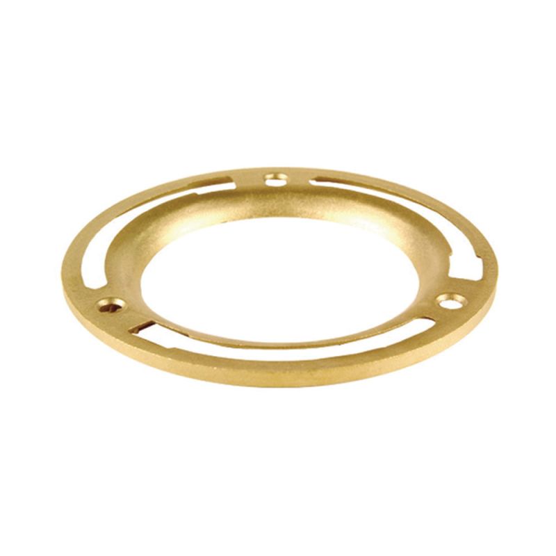 Oatey 43551 Replacement Closet Flange Ring, 4 in Connection, Brass, For: 4 in Closet Flanges