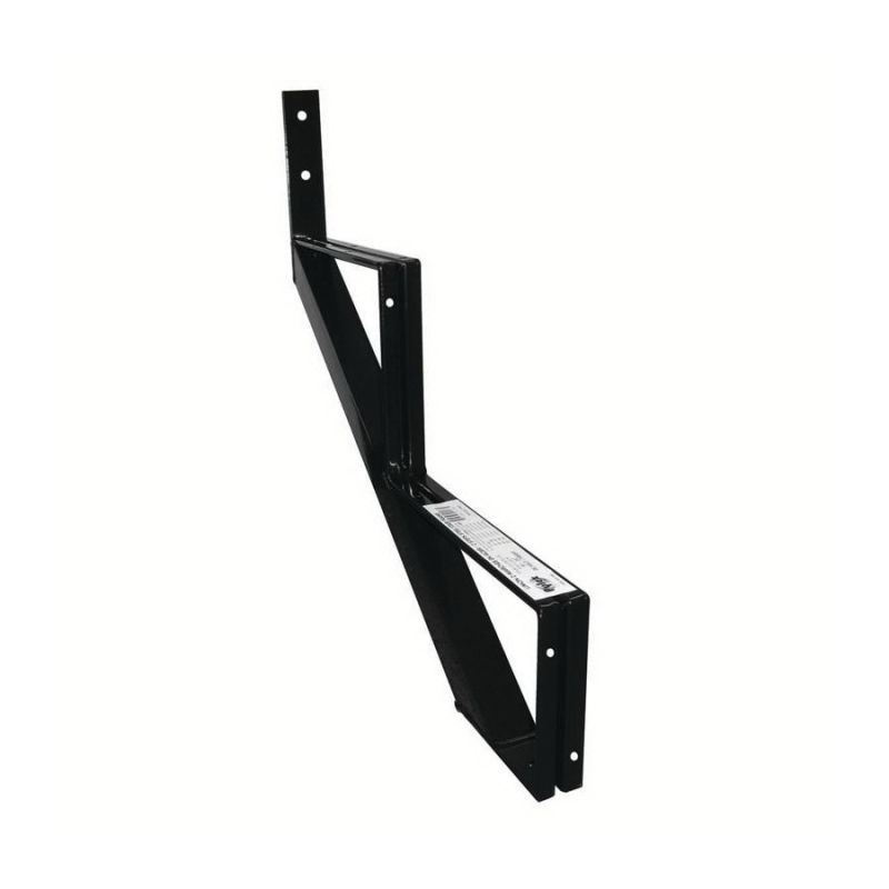 Pylex 13902 Stair Riser, 40 mm L, 40 mm W, Steel, Black, Baked Powder-Coated Black