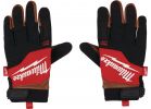 Milwaukee Leather Performance Work Gloves XL, Red/Black/Brown