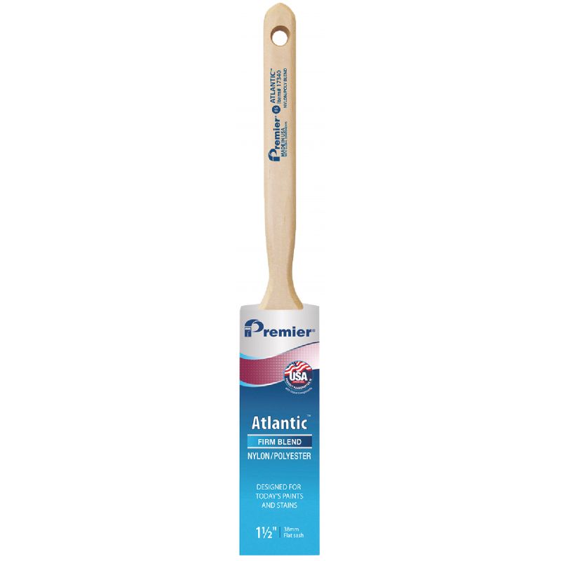 Premier Atlantic Nylon/Poly Flat Sash Paint Brush