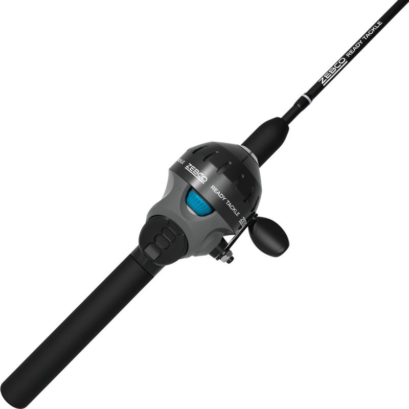 Zebco Ready Flatboard Tackle Spincast Combo