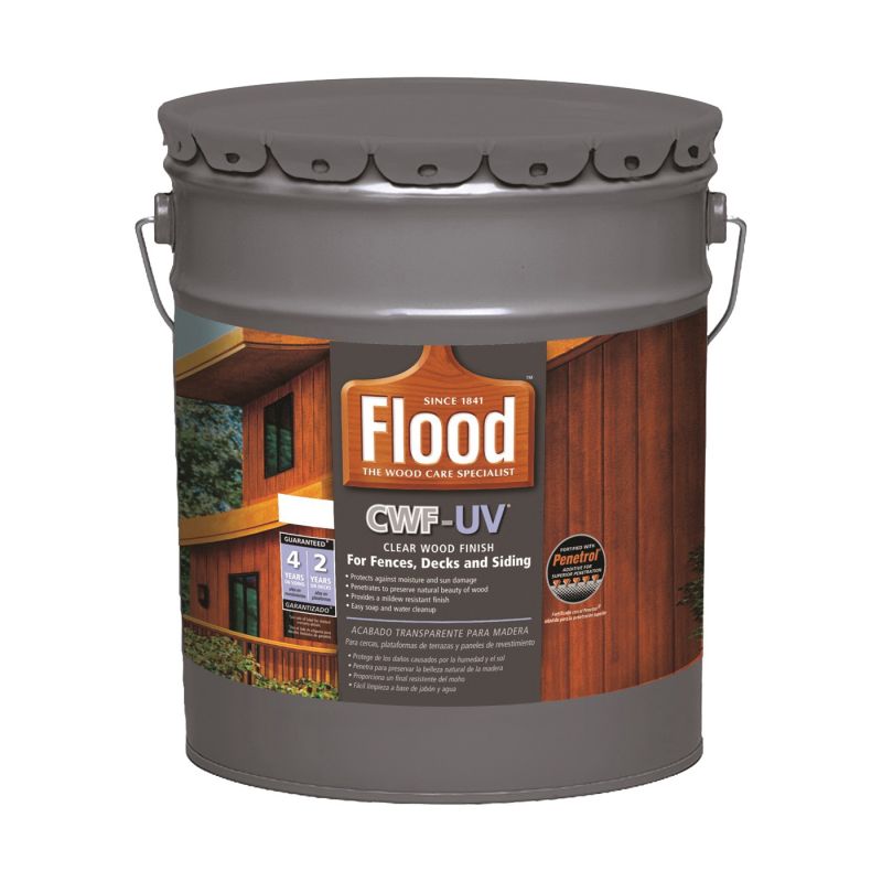 Flood FLD542-05 Wood Finish, Natural, Liquid, 5 gal, Can Natural