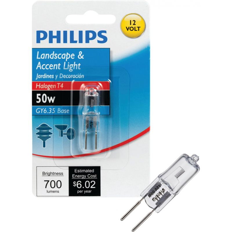 Philips T4 12V GY6.35 Halogen Special Purpose Light Bulb