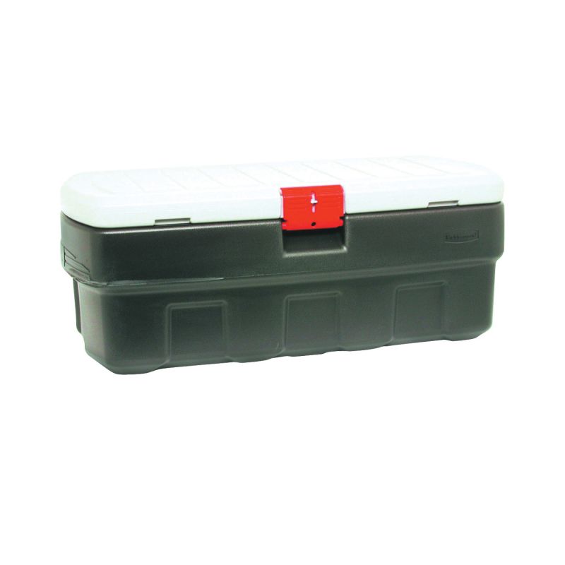 Rubbermaid ActionPacker RMAP480000 Storage Box, Plastic, Black, 43.8 in L, 20 in W, 17 in H 48 Gal, Black