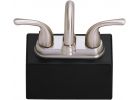 Home Impressions 2 Metal Handle 4 In. Centerset Hi-Arc Bathroom Faucet with Pop-Up