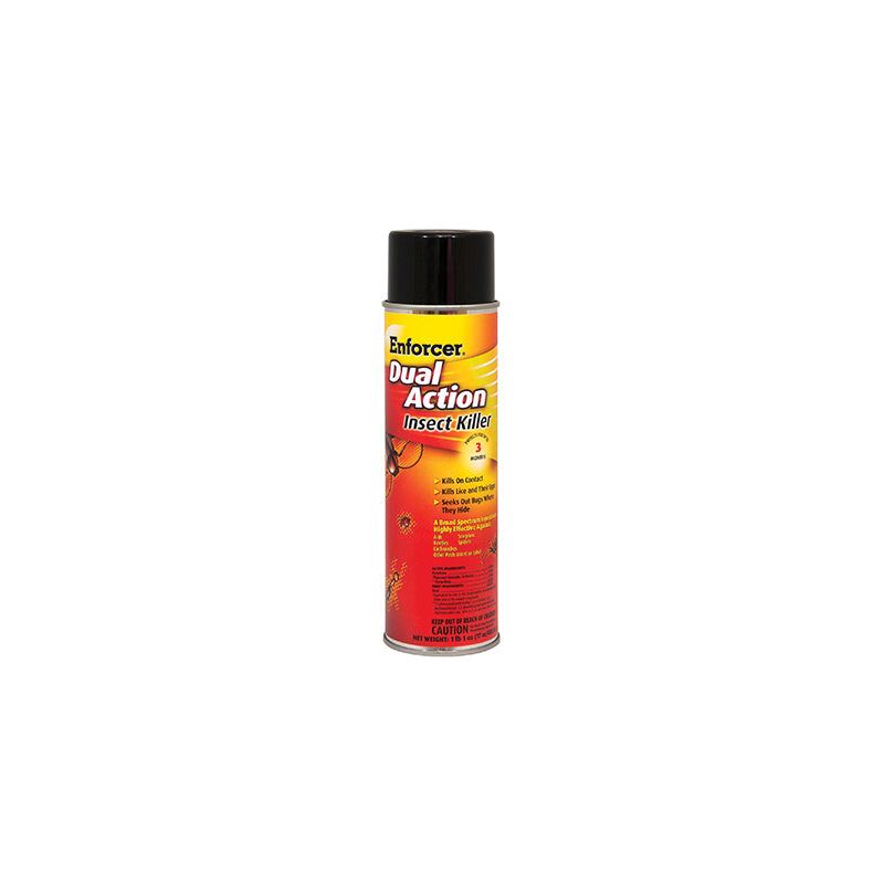 Enforcer 1047651 Insect Killer, Liquid, Spray Application, 17 oz Can White