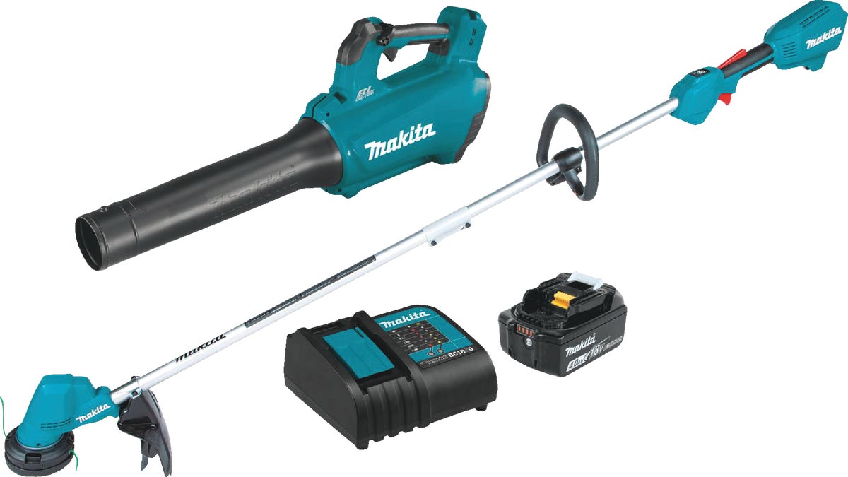 Line trimmer discount and blower combo