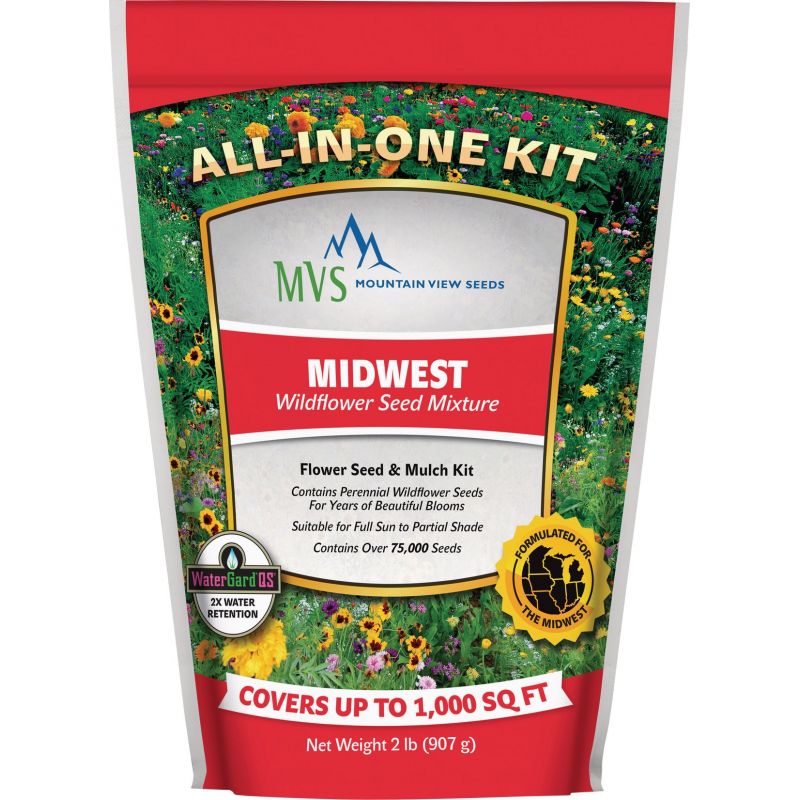 Mountain View Seeds Midwest Wildflower Seed Mix