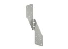 Simpson Strong-Tie H2.5A Hurricane Tie, 6 in L, 1-3/8 in W, Steel, Galvanized, Fastening Method: Nail Silver