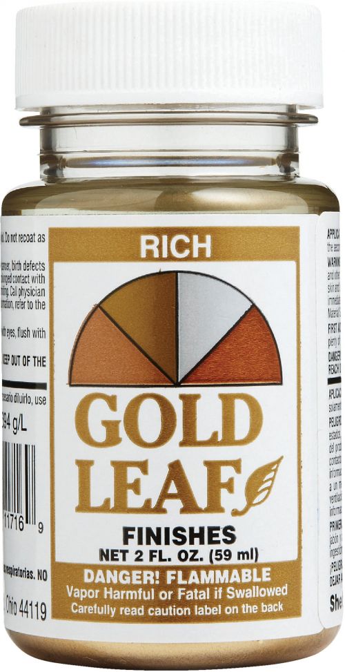 Brush 'n Leaf Interior Metallic Paint 1oz Gold