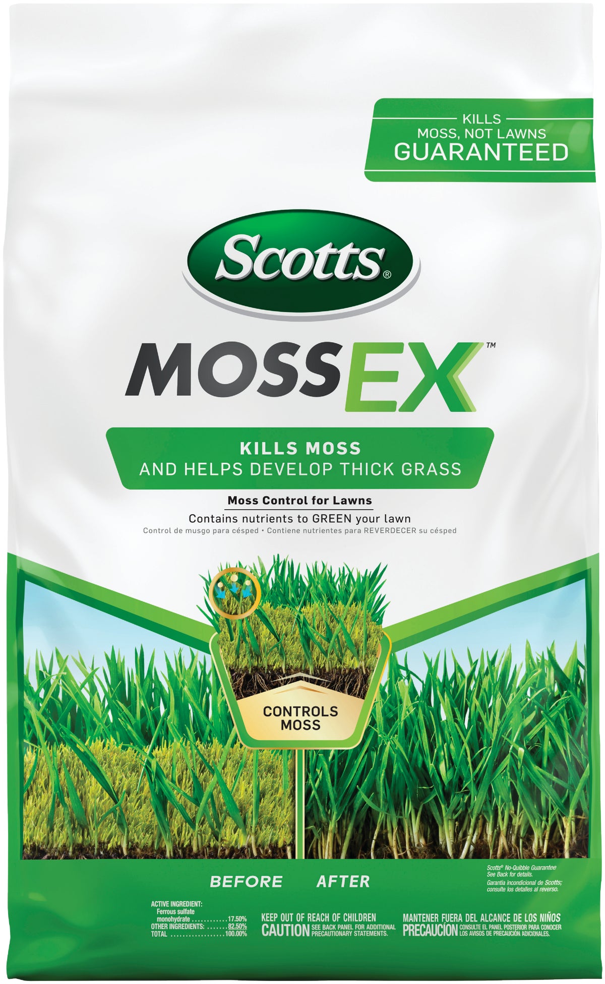 Buy Scotts Moss & Algae Killer Control Granules 18.37 Lb., Broadcast