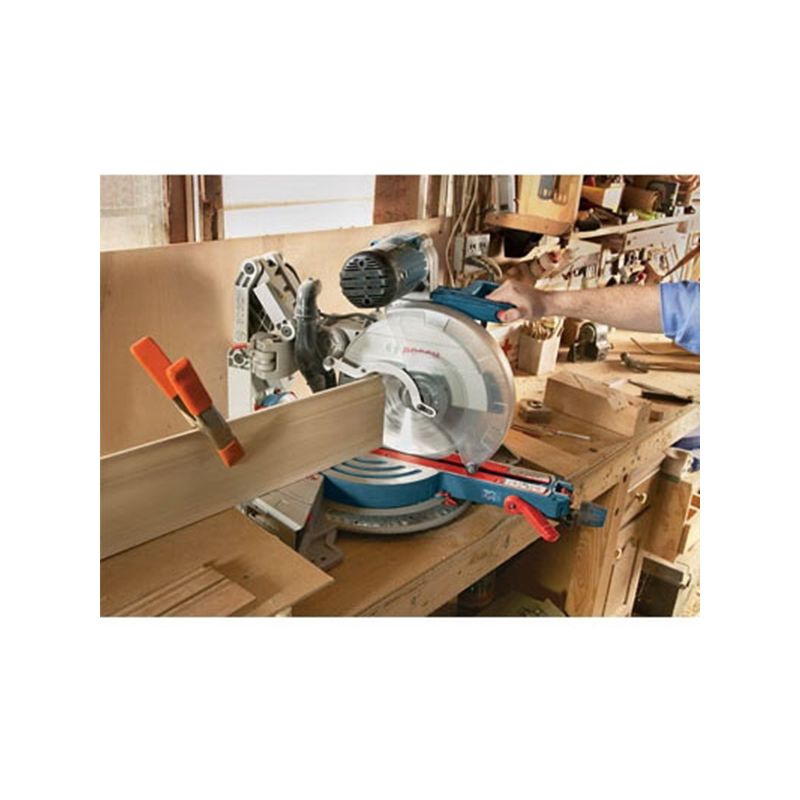 Bosch GCM12SD Miter Saw, 12 in Dia Blade, 3-1/2 in Cutting Capacity, 3800 rpm Speed, 52, 60 deg Max Miter Angle