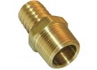 Lasco Brass Hose Barb X Male Pipe Thread Adapter 3/4&quot; MPT X 5/8&quot; Hose Barb