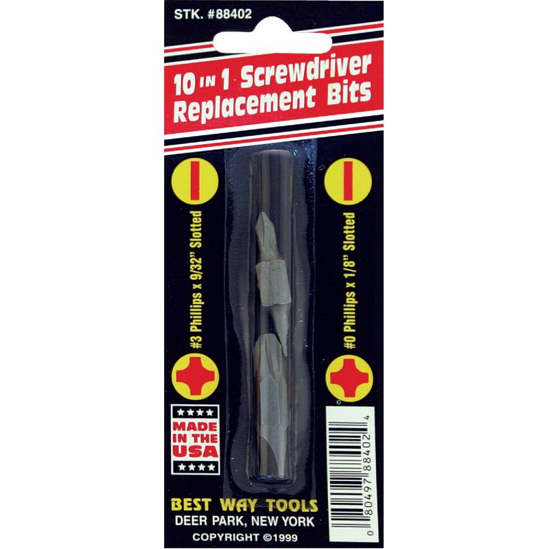 10-in-1 Replacement Double-End Screwdriver Bit
