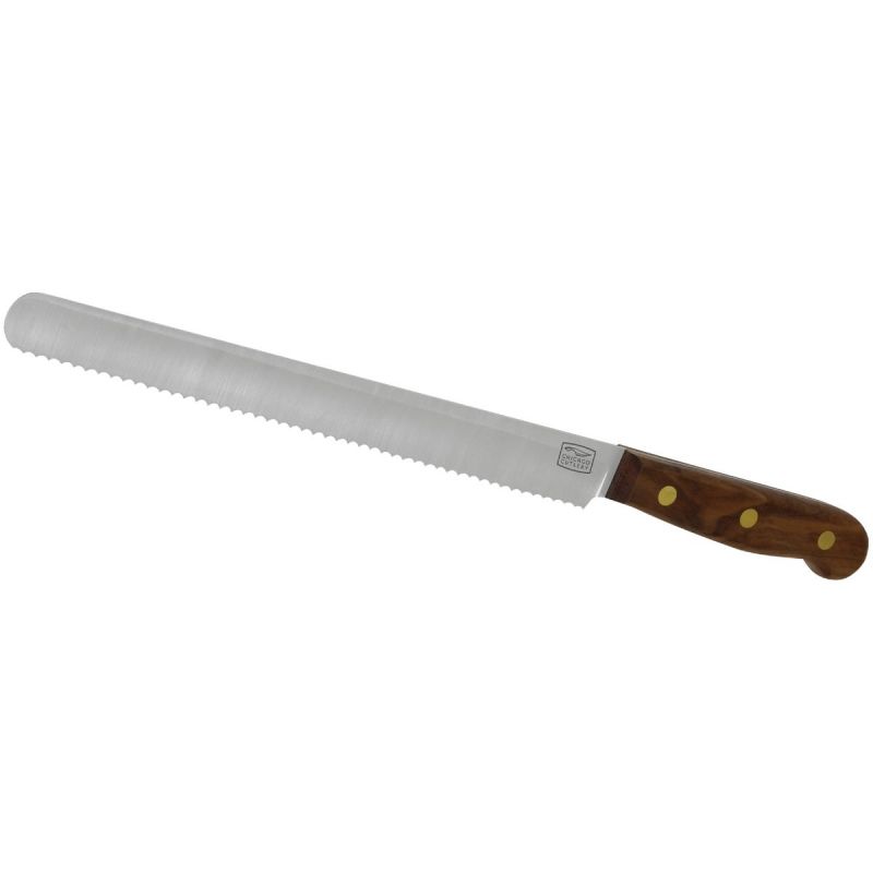 Chicago Cutlery Walnut Tradition Serrated Slicer &amp; Bread Knife 10 In.