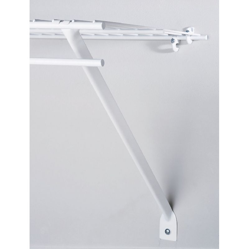ClosetMaid 12 In. White Wire Shelving Support Bracket 2-Pack White