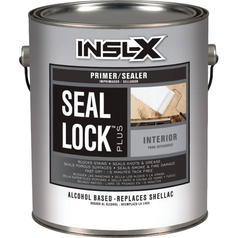 Insl-X Seal Lock Plus Alcohol Base Interior Primer White, 1 Gal.