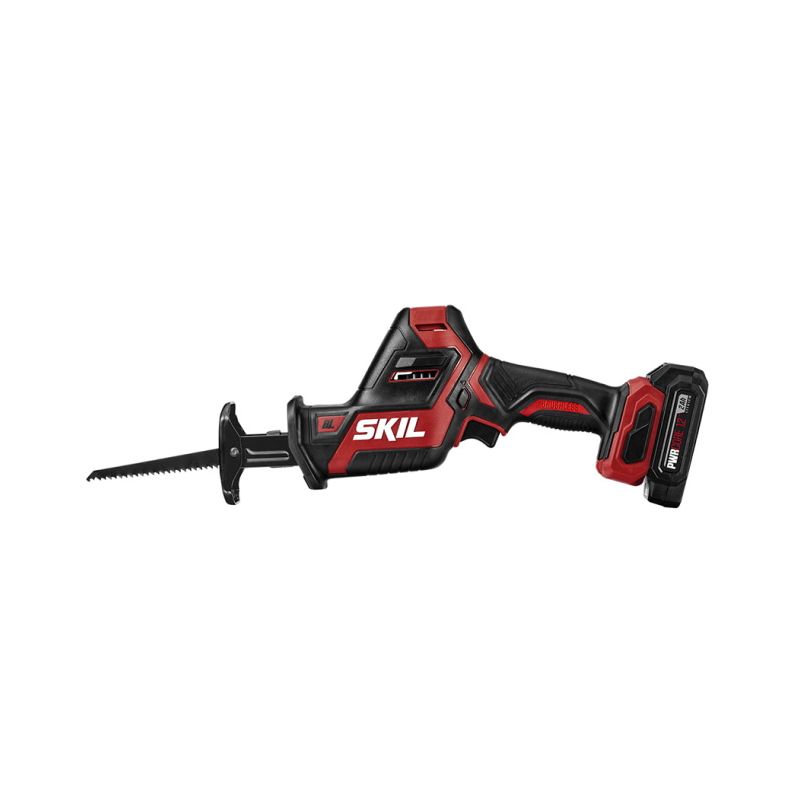 SKIL RS582802 Reciprocating Saw Kit, Tool Only, 12 V, 2 Ah, 20 to 100 mm Cutting Capacity, 3/4 in L Stroke