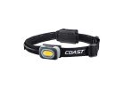 Coast RL10 30898 Rear Loaded Headlamp, AAA Battery, Alkaline Battery, LED Lamp, 560 Lumens High, 55 Lumens Low Black