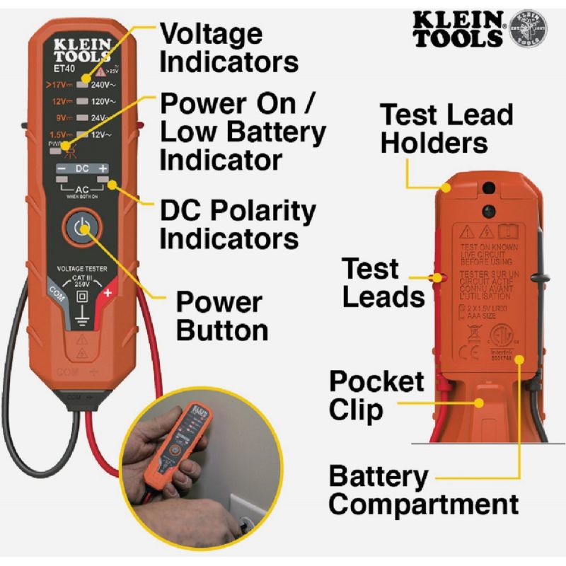 Klein AC/DC Voltage Tester