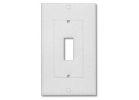 Climaloc CF12109 Outlet and Switch Insulator, 4-1/8 in L, 2-1/2 in W, White White