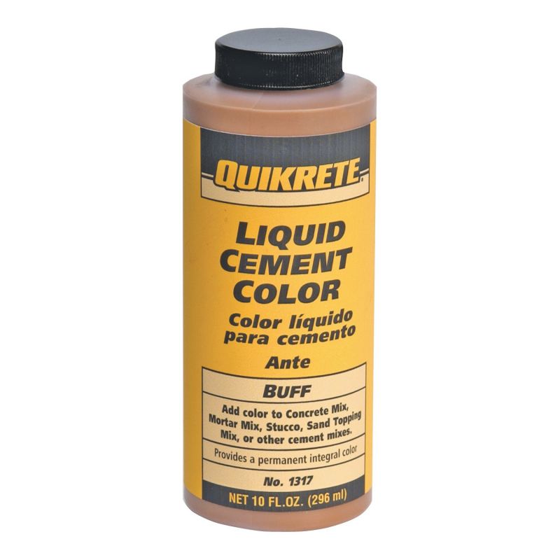 Quikrete 131702 Cement Colorant, Buff, Liquid, 10 oz Bottle Buff