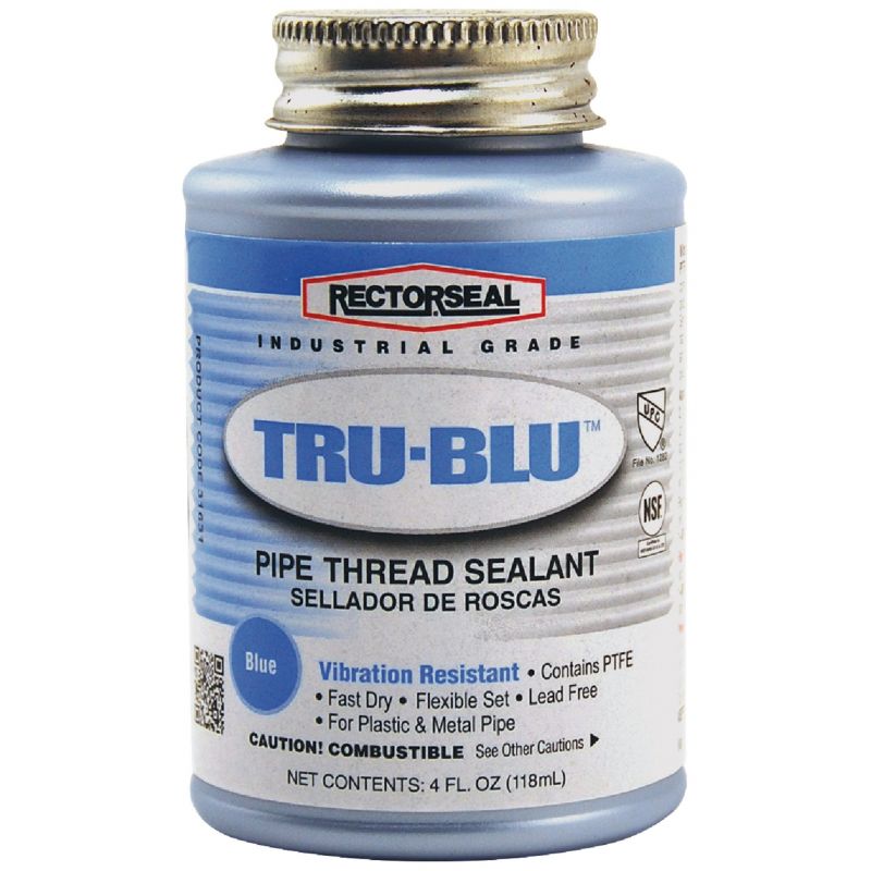 RectorSeal Tru-Blu Thread Sealant 4 Oz., Blue
