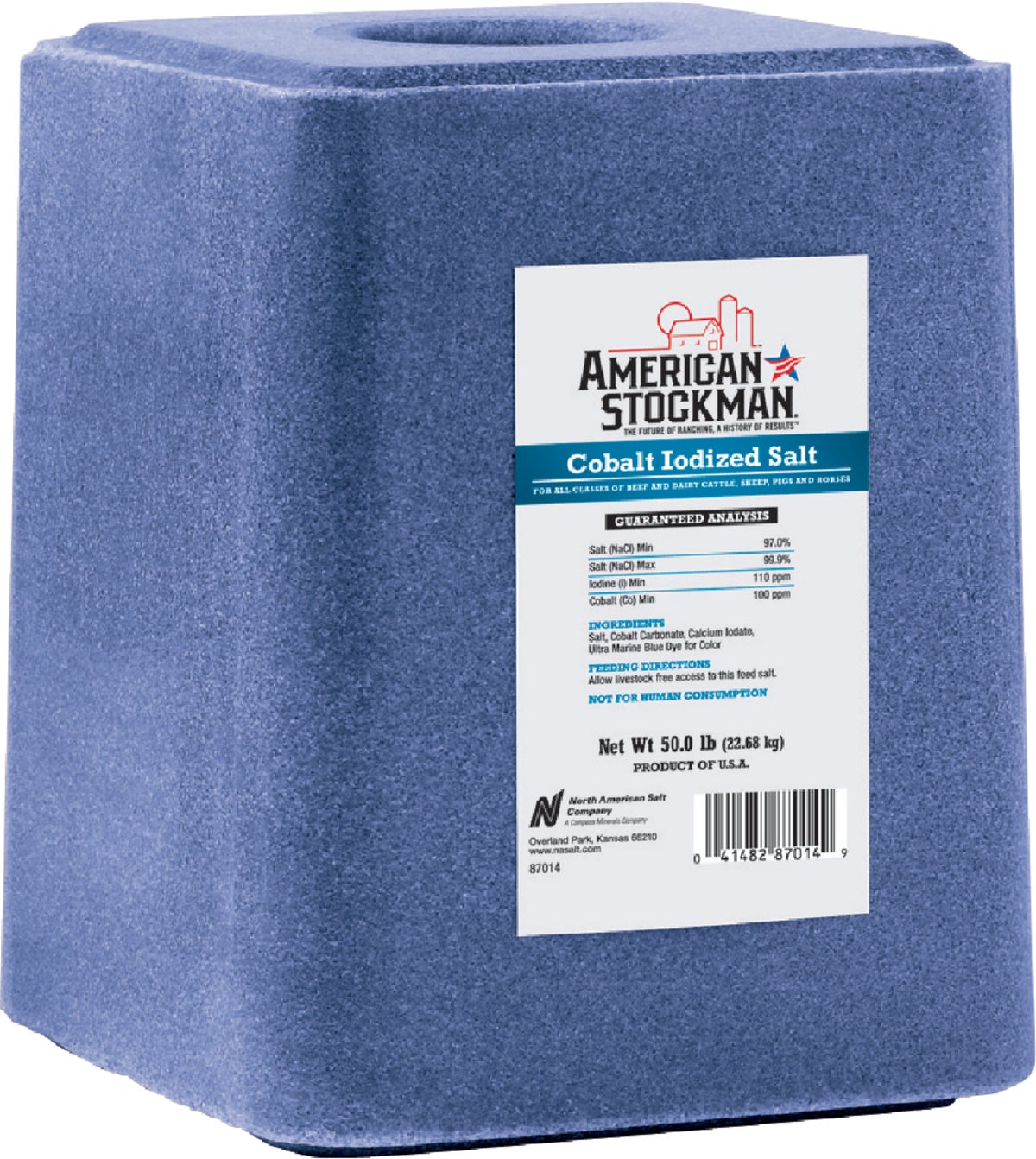 Buy American Stockman Cobalt Mineral Block 50 Lb.