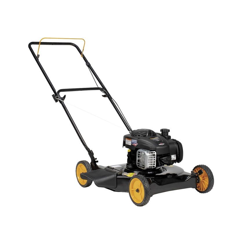 Poulan Pro PM20N450S Lawn Mower, Gasoline, 20 in W Cutting, Pull Start