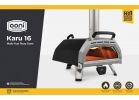 Ooni Karu 16 Multi-Fuel Outdoor Pizza Oven Black
