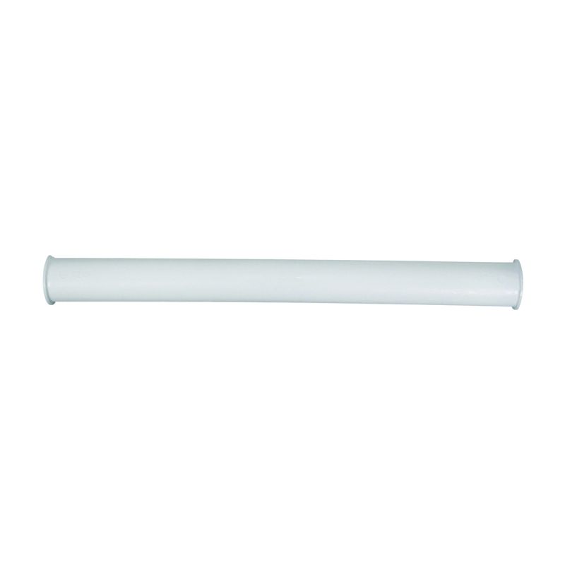 Plumb Pak PP11-16W Sink Tailpiece, 1-1/2 in, 16 in L, Plastic, White White