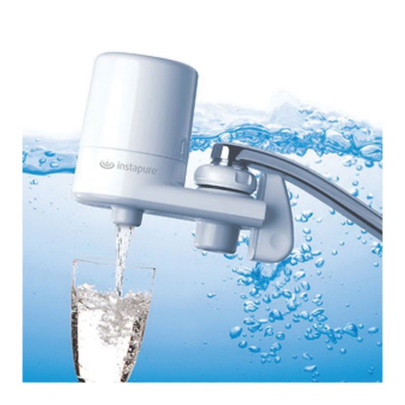 Instapure F-2WU Faucet Filter System, 750 L Capacity, White 750 L, White
