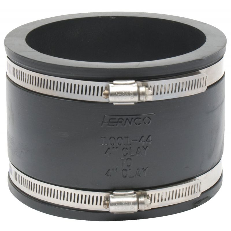 Fernco Flexible Coupling - Clay-to-Clay 4&quot;
