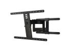 Sanus LLF225 Full-Motion TV Mount, Steel, Black, Wall Mounting, For: 42 to 90 in, Up to 120 lb TVs Black