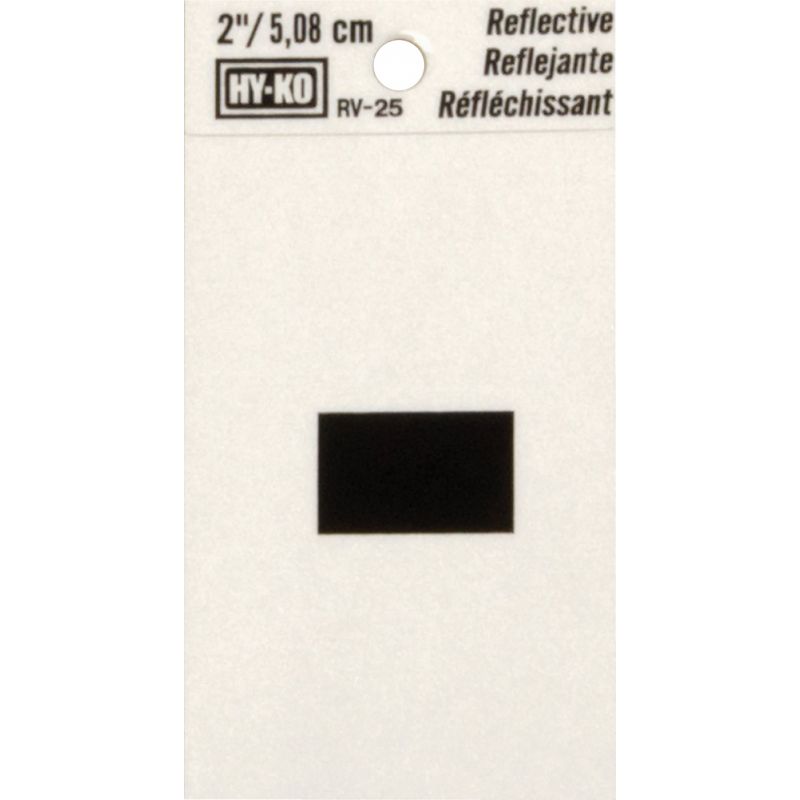 Hy-Ko 2 In. Reflective Symbols Black, Reflective (Pack of 10)