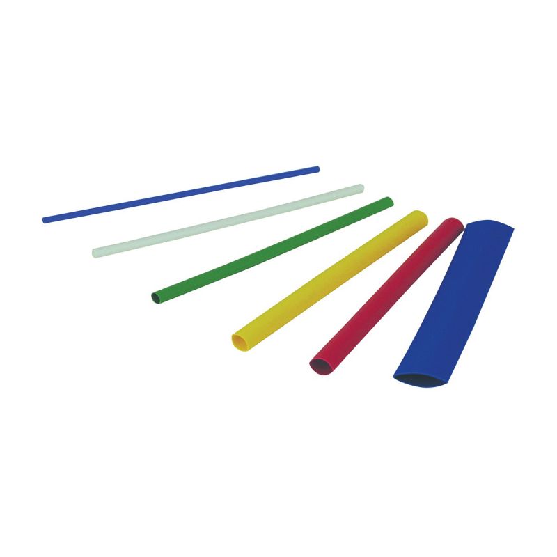 Gardner Bender HST-ASTA Heat Shrink Tubing, 1/4 in Expanded, 1/8 in Recovered Dia, 4 in L, Polyolefin