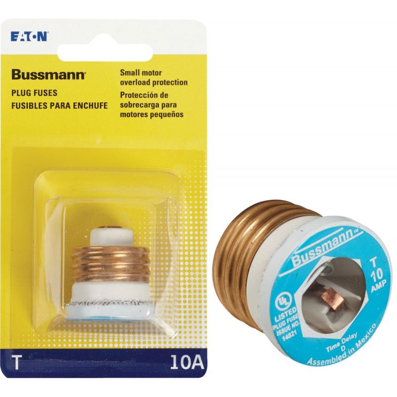 Bussmann Fusetron T Plug Fuse 10,000 AIC, 10