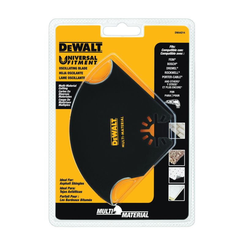 DeWALT DWA4214 Oscillating Blade, 5-1/2 in, HSS 5-1/2 In, Black