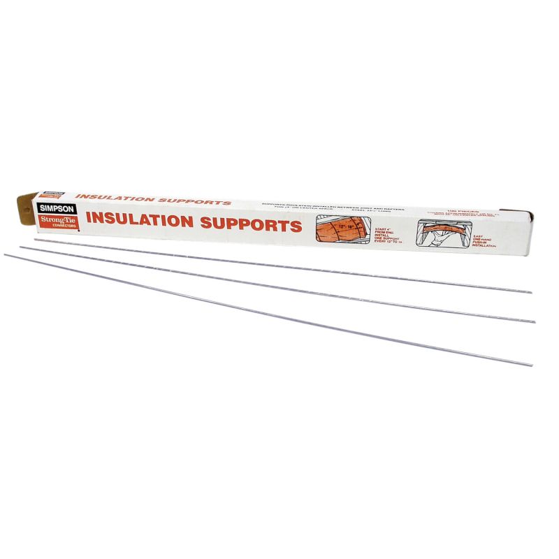Simpson Strong-Tie IS IS24-R Insulation Support, 23-1/2 in OAL, Carbon Steel
