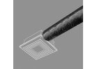 Dundas Jafine BPC425 Flexible Insulated Duct, 4 in, 25 ft L, Fiberglass/Polyester/Polyethylene, Black Black