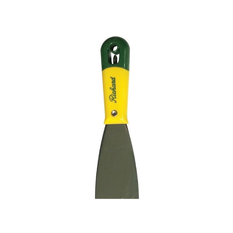 Richard 01212 Flexible Putty Knife, 2 in W Blade, HCS Blade, Polypropylene Handle
