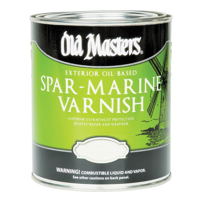 Old Masters 92501 Spar Marine Varnish, Semi-Gloss, Liquid, 1 gal, Pail (Pack of 2)