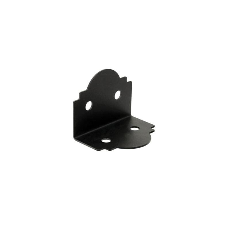 Simpson Strong-Tie Mission APA6 90 deg Angle, 3-1/2 in W, 3-3/4 in D, 5 in H, Steel, Black, Powder-Coated Black